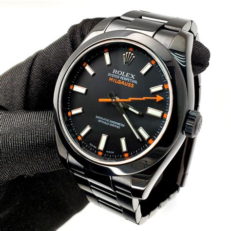 rolex milgauss orange.